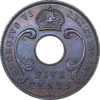 5 cents - British Colony