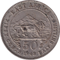 50 cents - British Colony