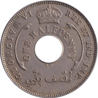 1/2 penny - General Colonies