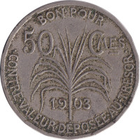 50 centimes - Guadeloupe