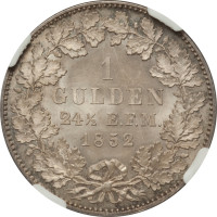 1 gulden - Hohenzollern-Prussia