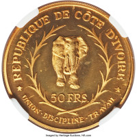 50 francs - Côte d'Ivoire