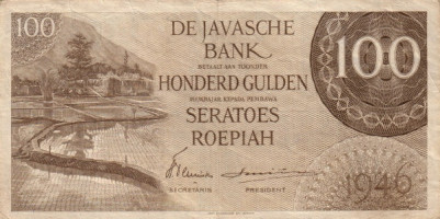 100 rupiah - Nederlandisch Indies