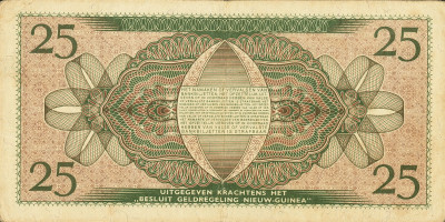25 gulden - Netherlands New Guinea