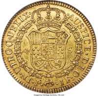4 escudos - New Spain