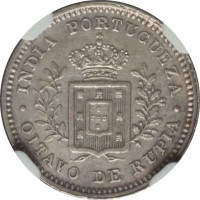 1/8 rupia - Portuguese India