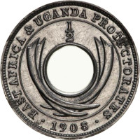 1/2 cent - Protectorate and Uganda