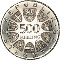 500 schilling - Republic