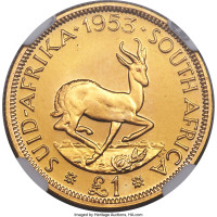 1 pound - Afrique du Sud