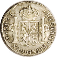 2 reales - Spanish Colonie
