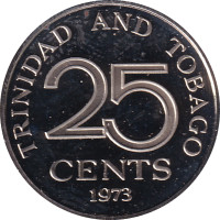 25 cents - Trinidad and Tobago