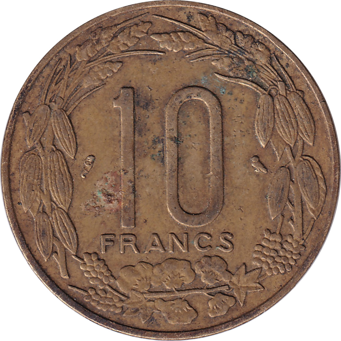 10 francs - Banque Centrale - Cameroun