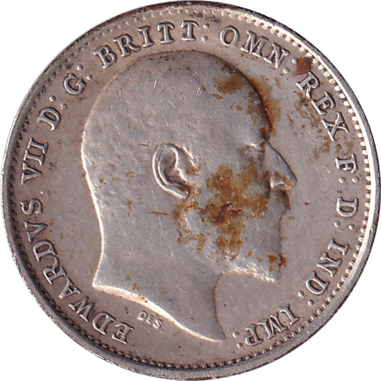 3 pence - Edward VII