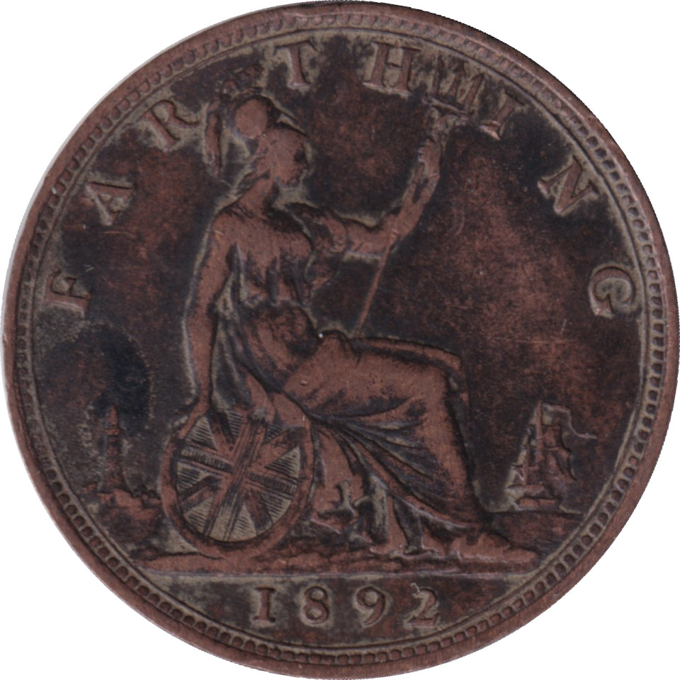 1 farthing - Victoria - Young bust