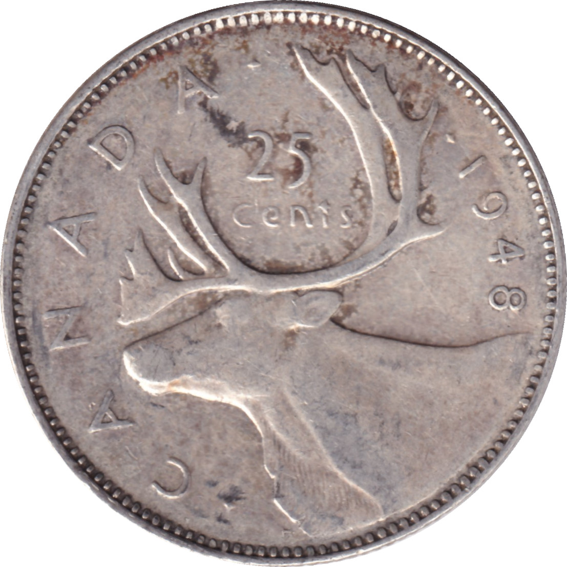 25 cents - Georges VI