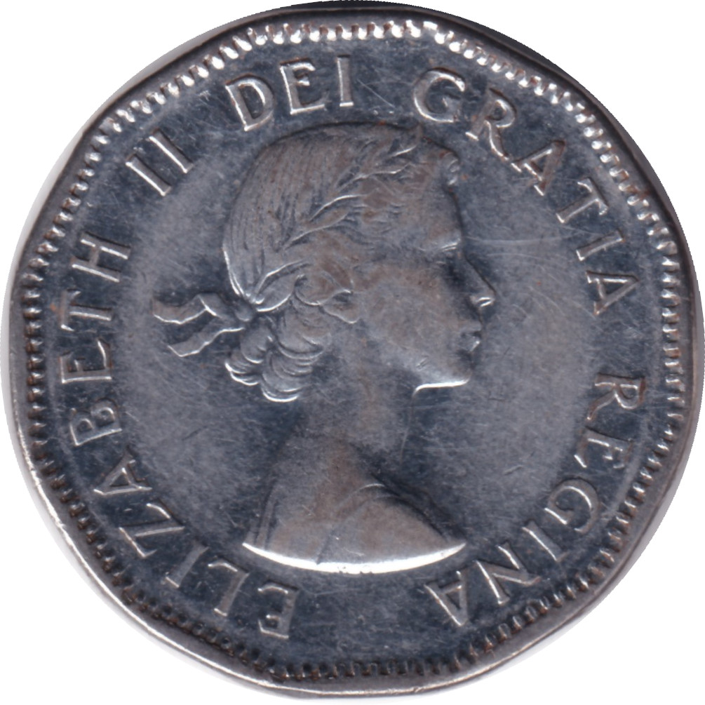 5 cents - Elizabeth II - Buste colonial