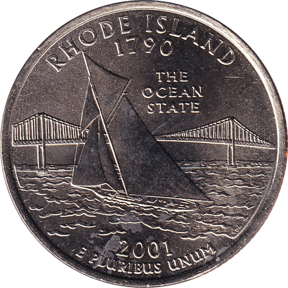 1/4 dollar - Rhode Island