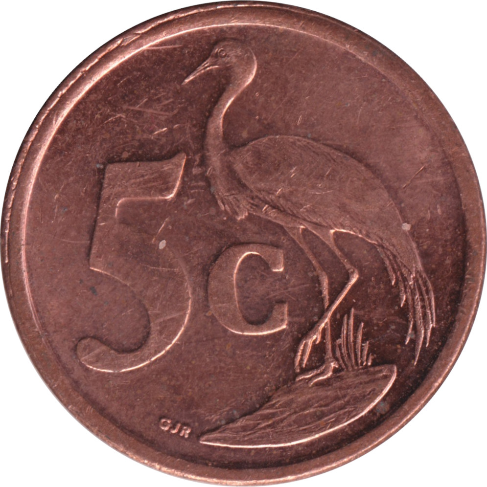 5 cents - Armoiries modifiées