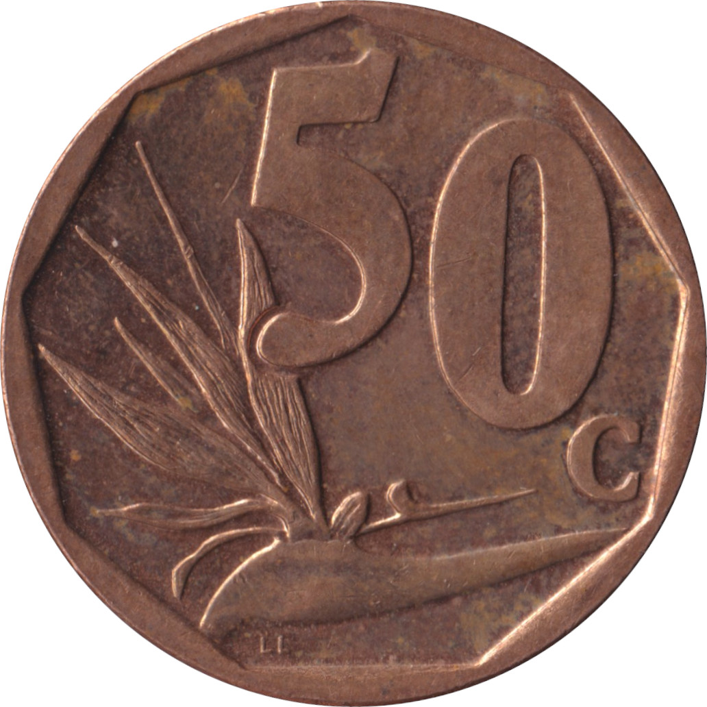 50 cents - Armoiries modifiées