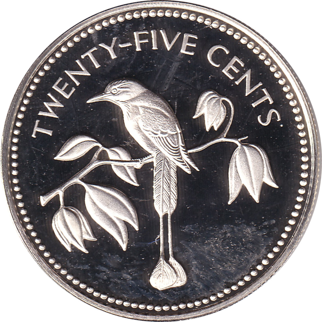 25 cents - Oiseaux - Grandes armoiries