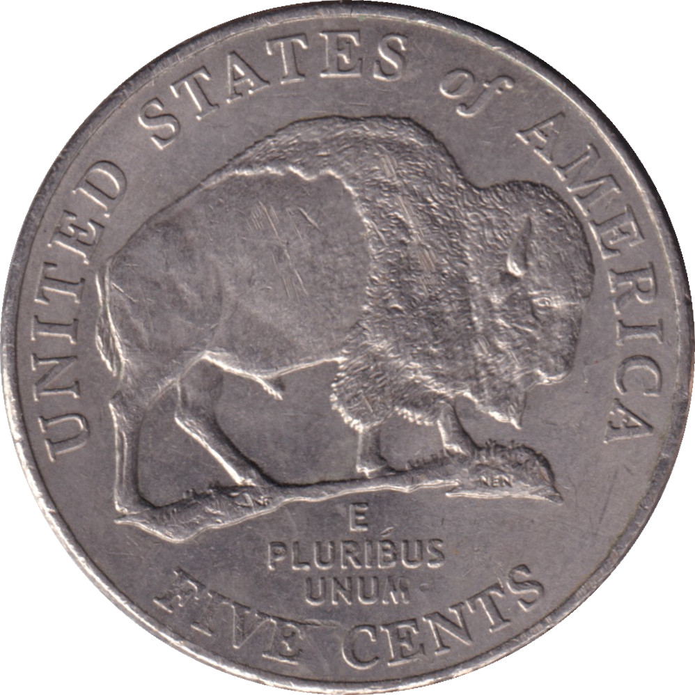 5 cents - Jefferson - Bison