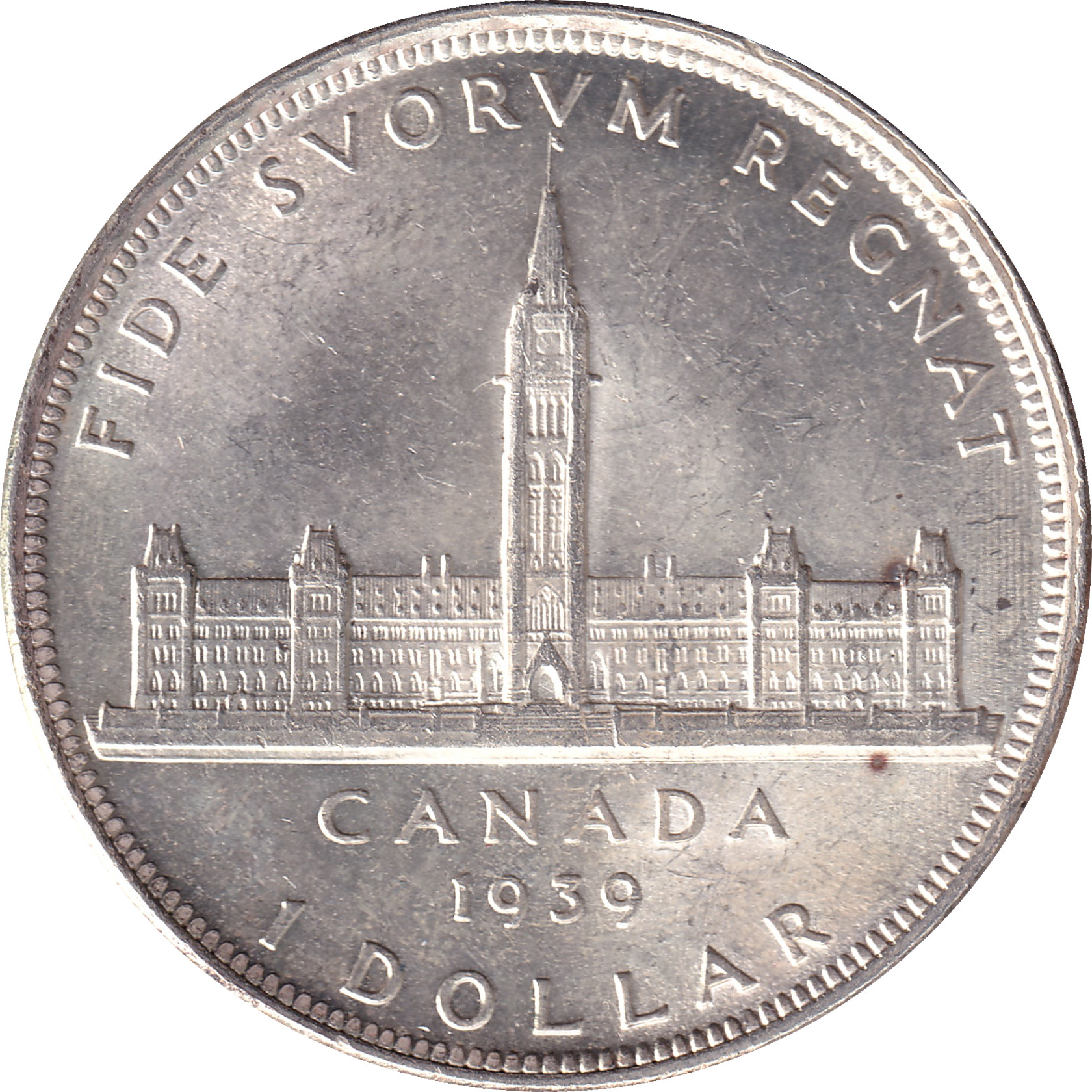 1 dollar - Georges VI - Visite royale