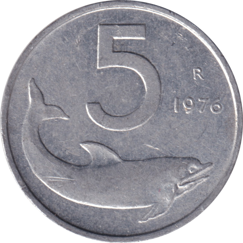 5 lire - Dolphin