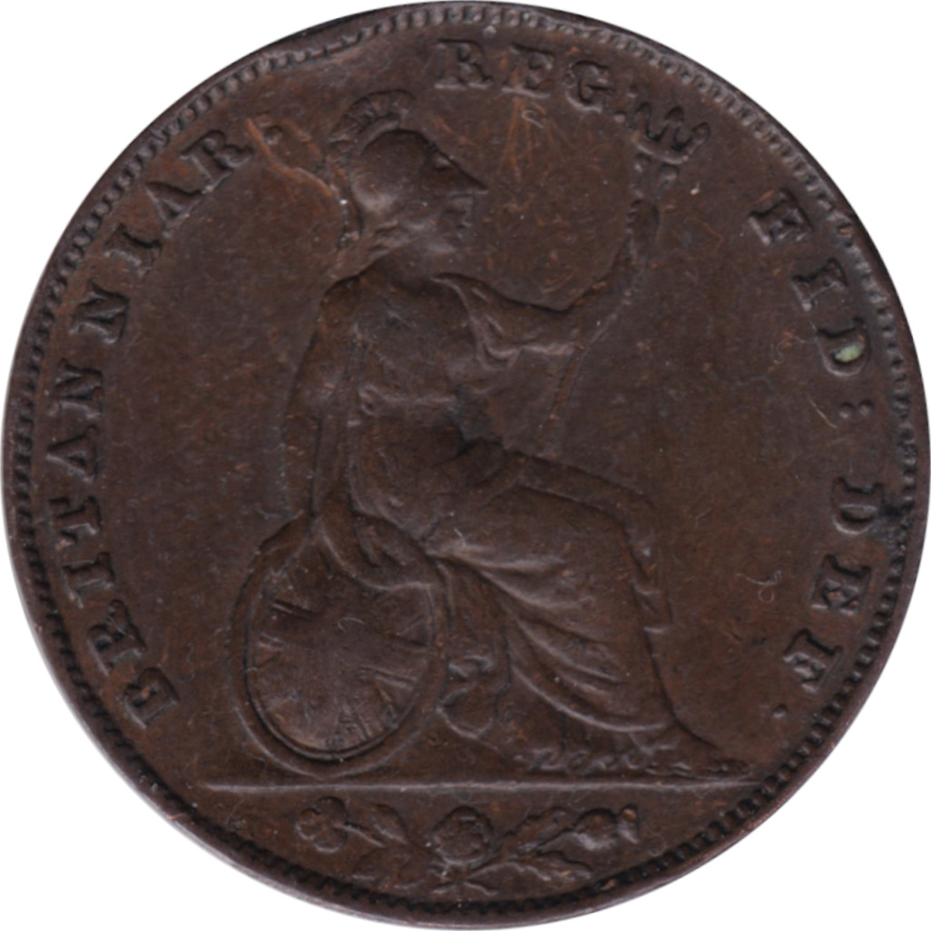 1 farthing - Victoria - Young head