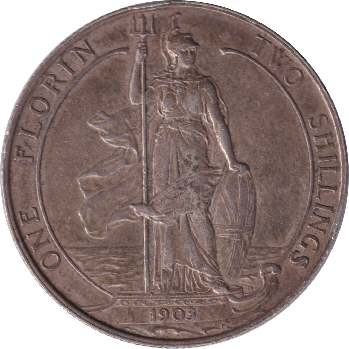 1 florin - Edward VII