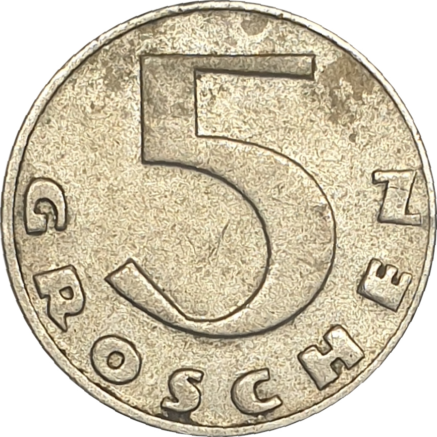5 groschen - Croix