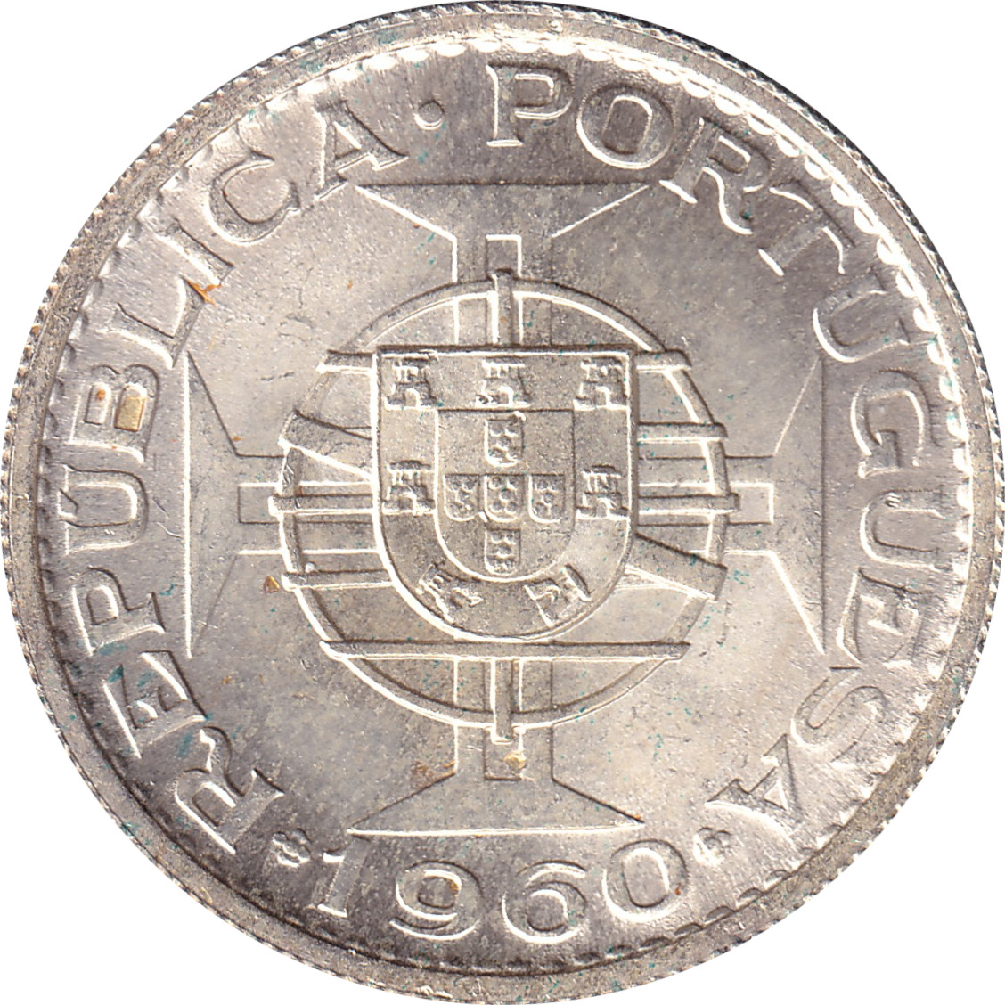 10 escudos - Mocambique - Argent 720‰