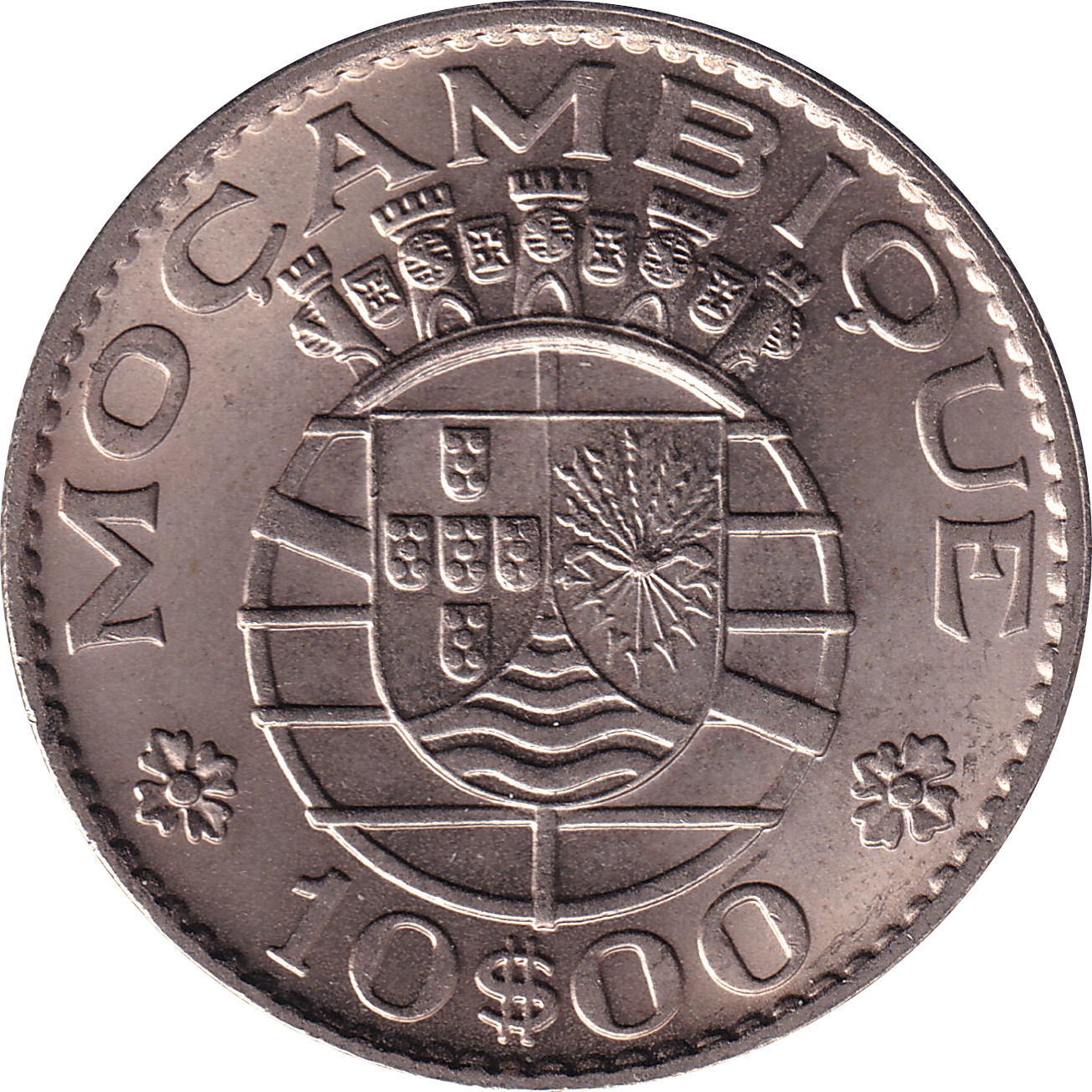 10 escudos - Mocambique - Cupronickel
