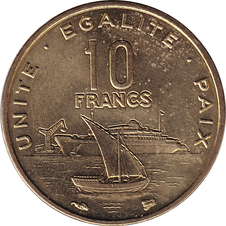 10 francs - Boat