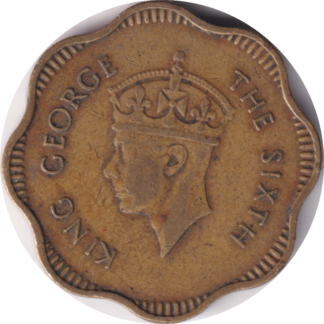 10 cents - George VI - Sans palmier