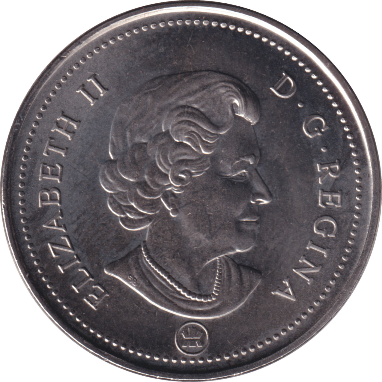 50 cents - Elizabeth II - Tête agée