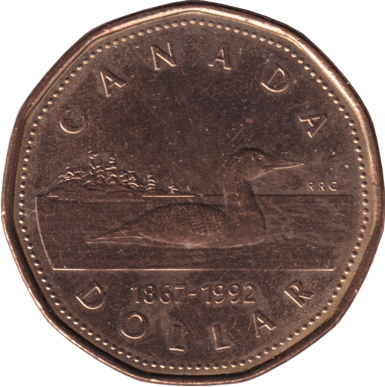 1 dollar - Confédération - 125 years