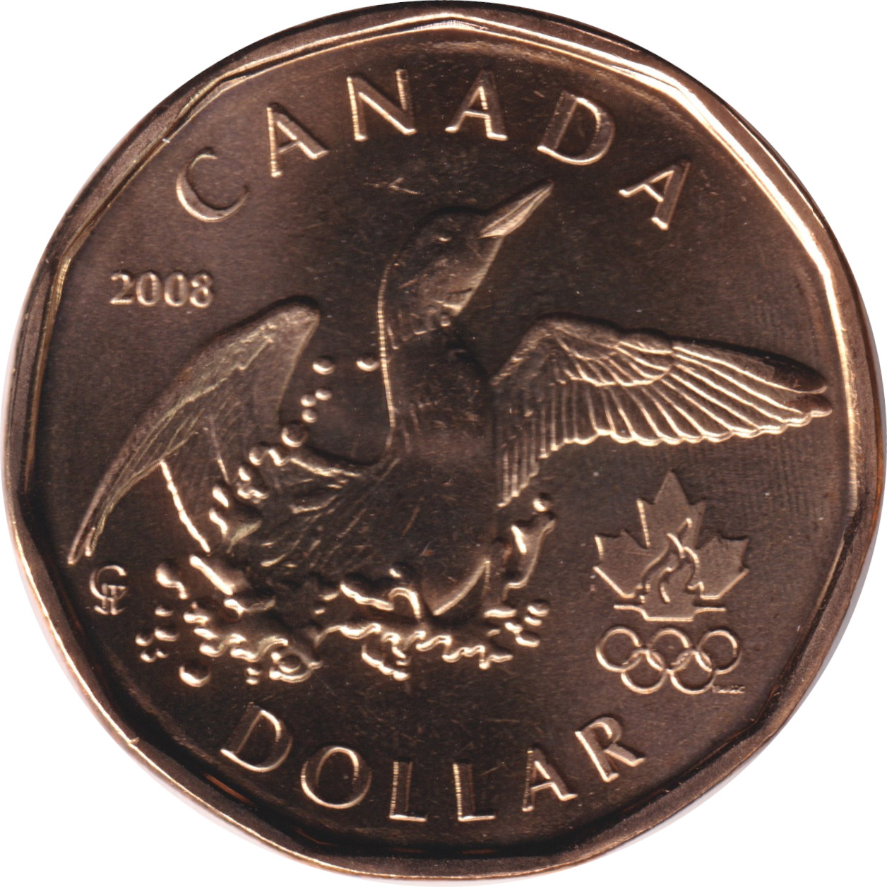 1 dollar - Huard olympique 2008
