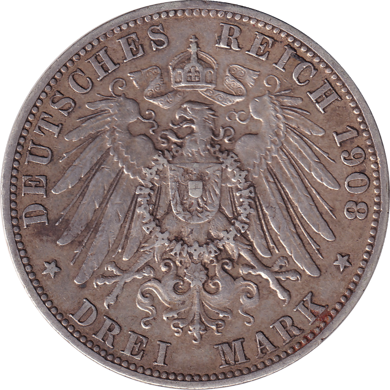 3 mark - Guillaume II - Aigle large