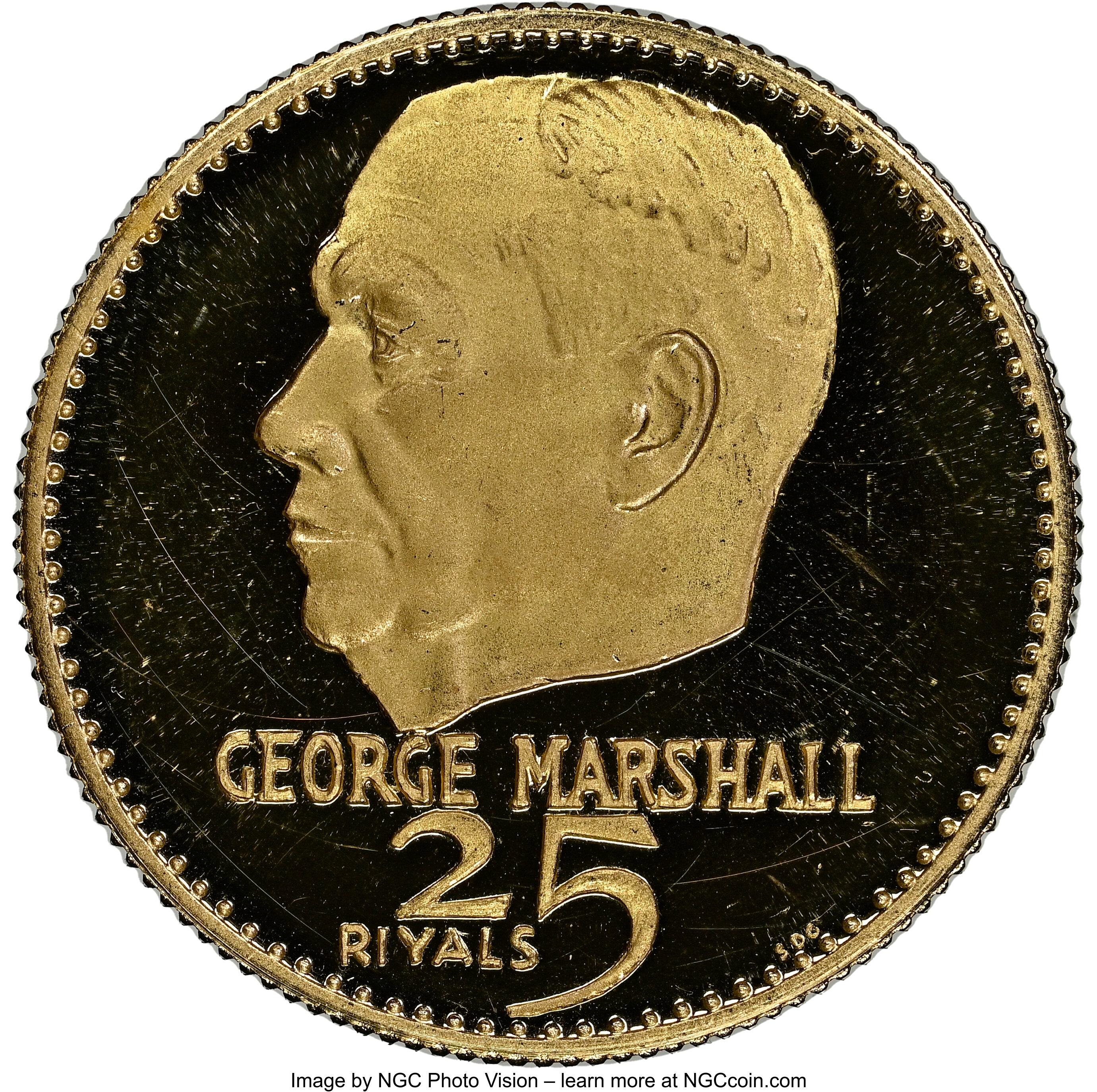 25 riyals - George Marshall