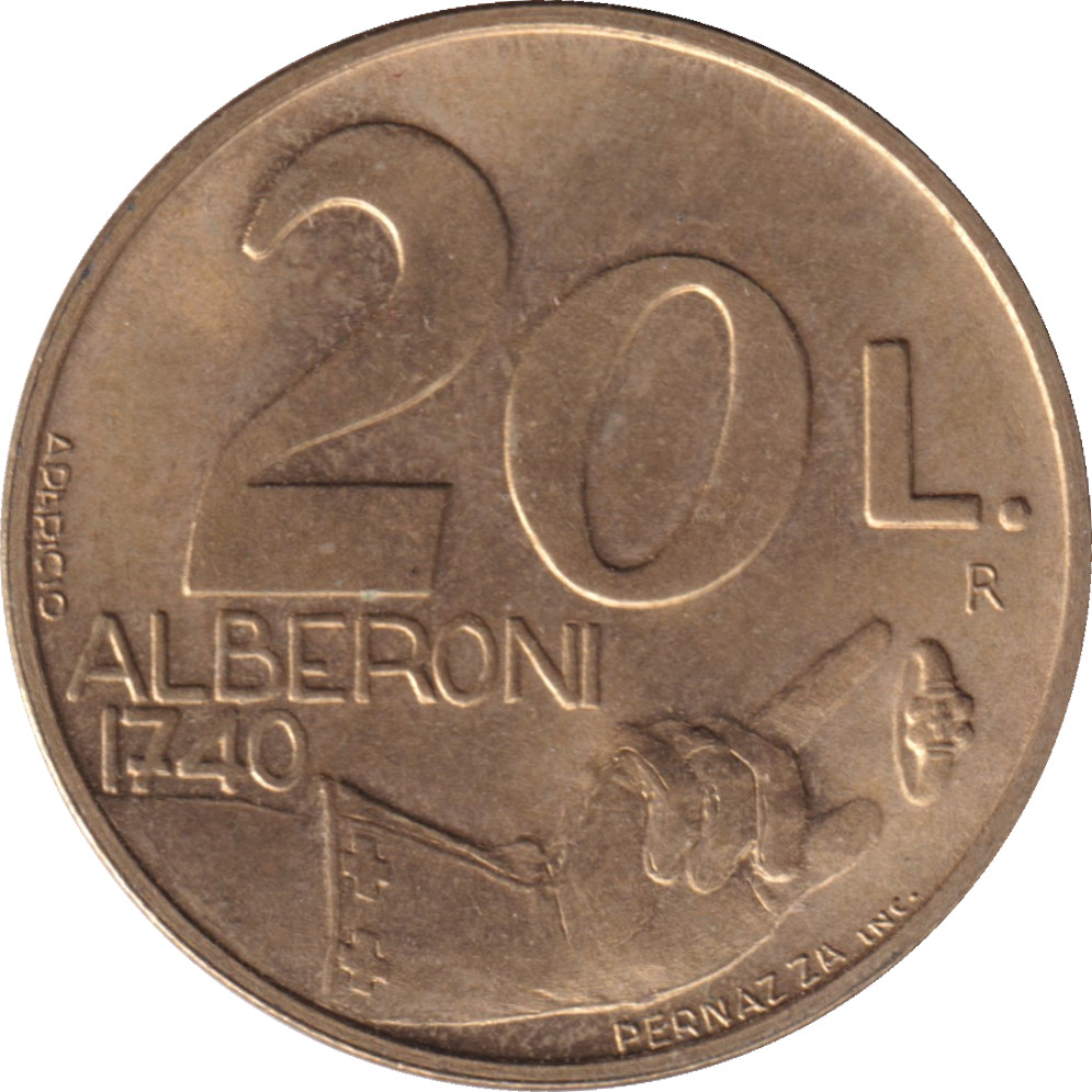 20 lire - Fondation - 1690 ans - Type 2