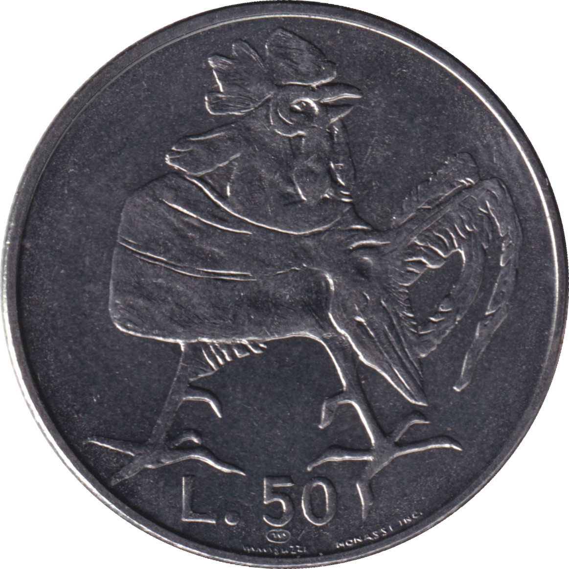 50 lire - Coq