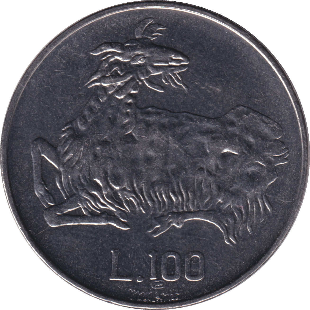 100 lire - Chèvre