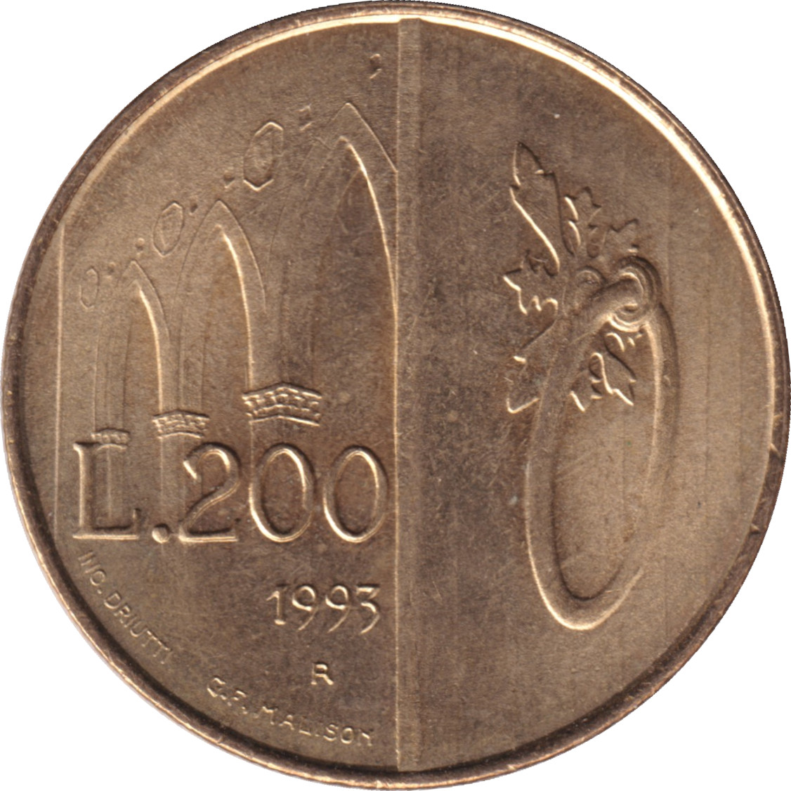 200 lire - Fondation - 1690 ans