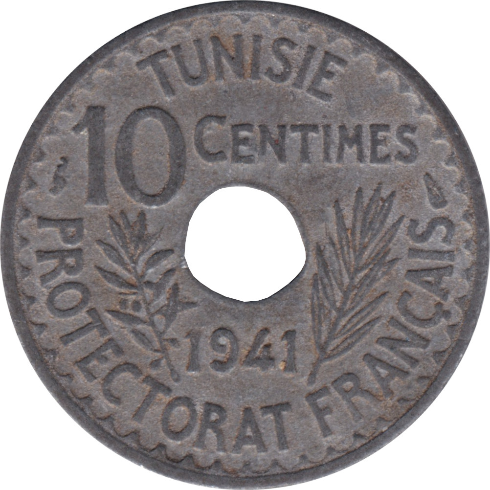 10 centimes - Patey - Tranche striée