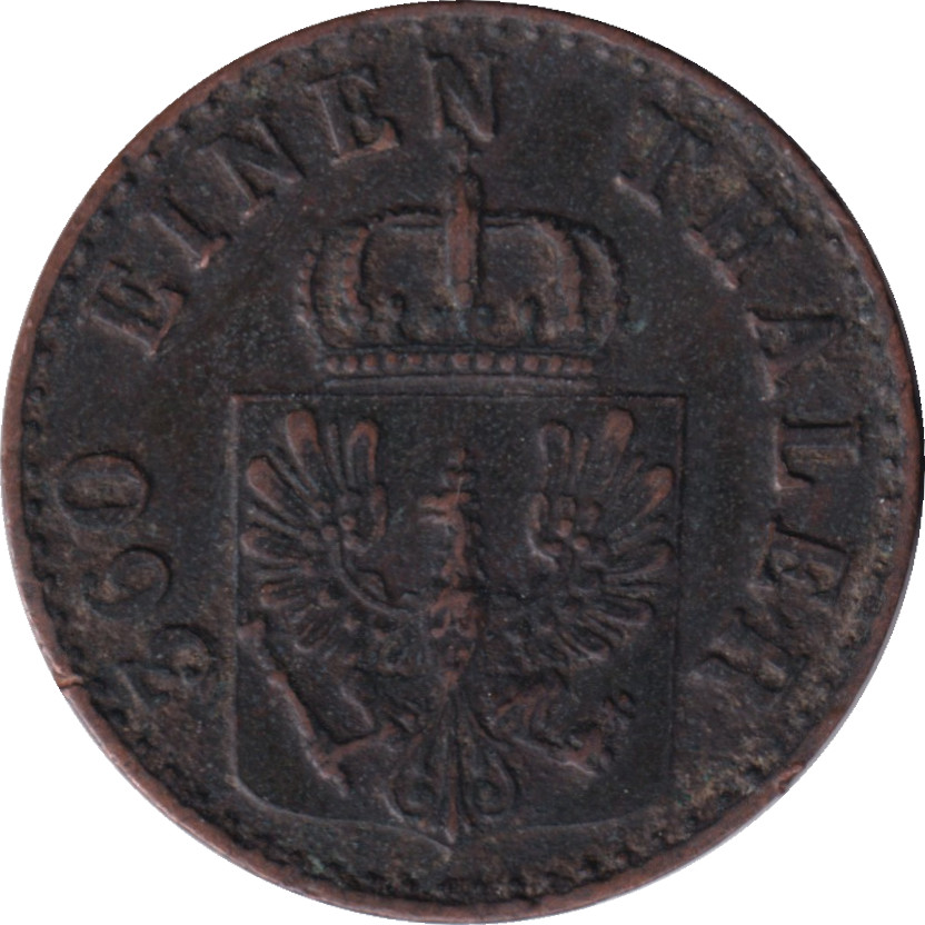 1 pfennig - Frédéric-Guillaume IV - Type 3