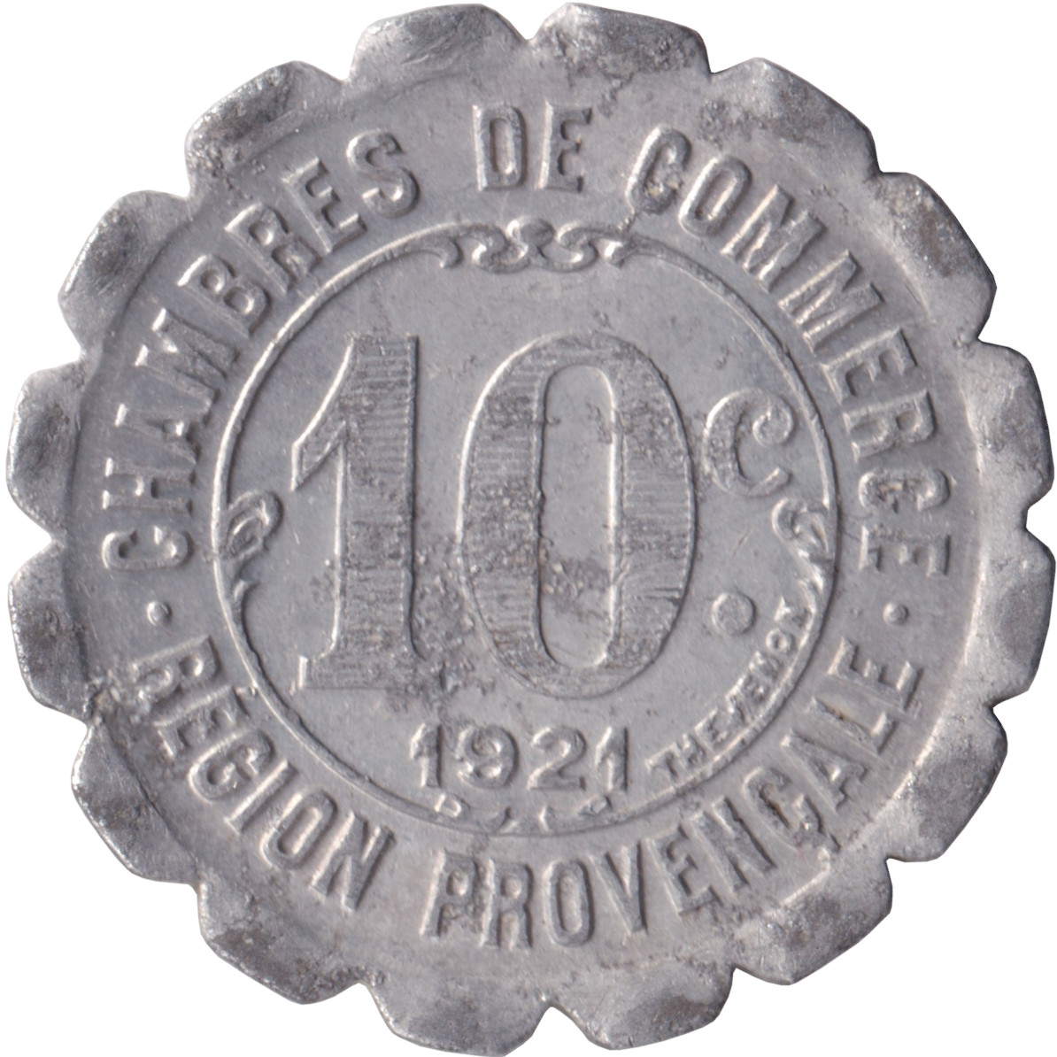 10 centimes - Région provençale - Type 2