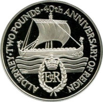 2 pound - Alderney