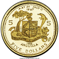 5 dollars - Anguilla