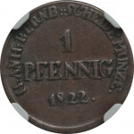 1 pfennig - Anhalt-Bernburg