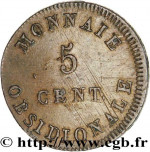 5 centimes - Anvers